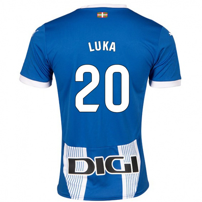 Danxen Børn Luka Romero #20 Blå Hjemmebane Spillertrøjer 2024/25 Trøje T-Shirt