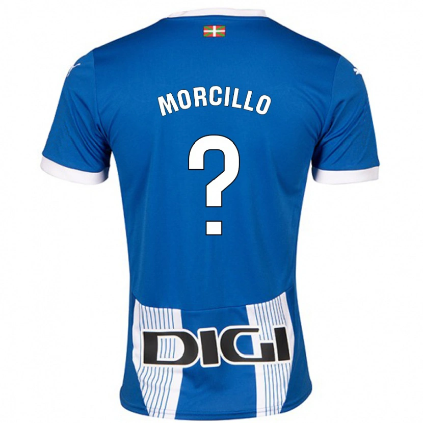 Danxen Børn Diego Morcillo #0 Blå Hjemmebane Spillertrøjer 2024/25 Trøje T-Shirt