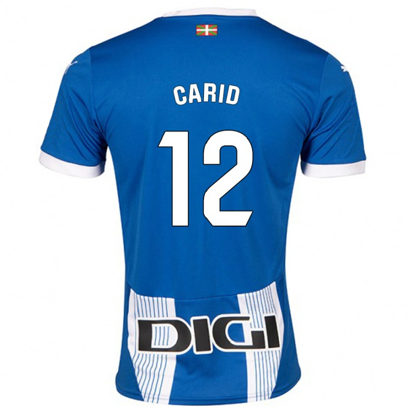 Danxen Børn Andrea Carid #12 Blå Hjemmebane Spillertrøjer 2024/25 Trøje T-Shirt