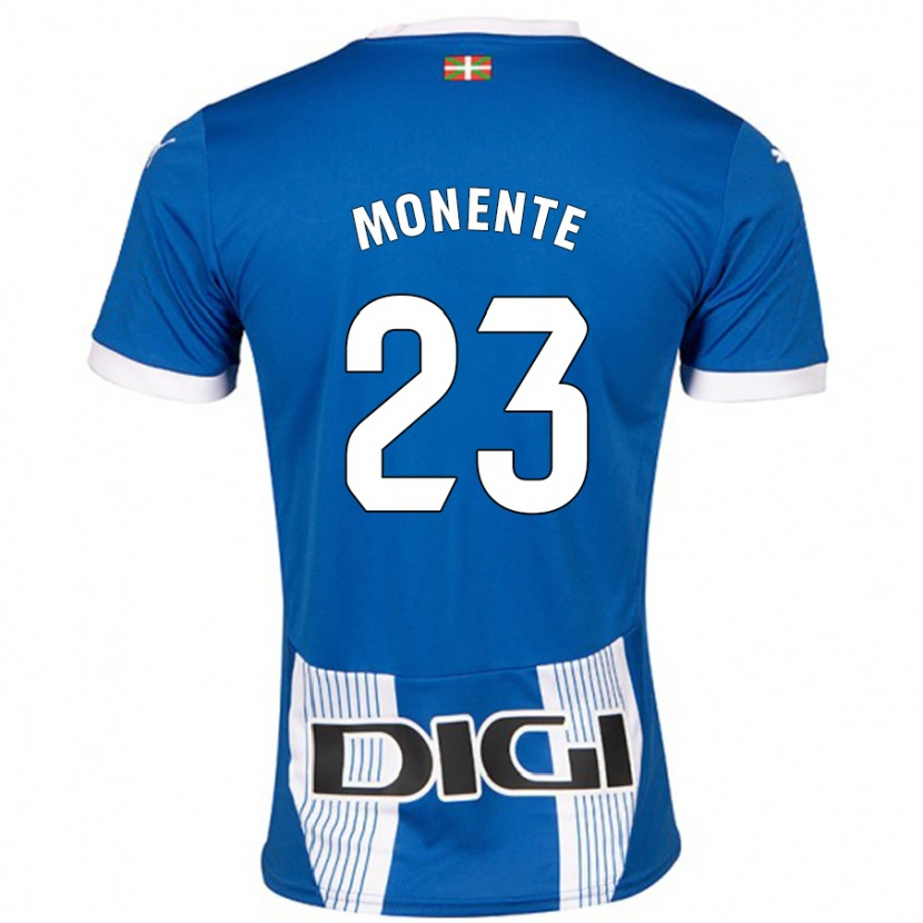 Danxen Børn Leyre Monente #23 Blå Hjemmebane Spillertrøjer 2024/25 Trøje T-Shirt