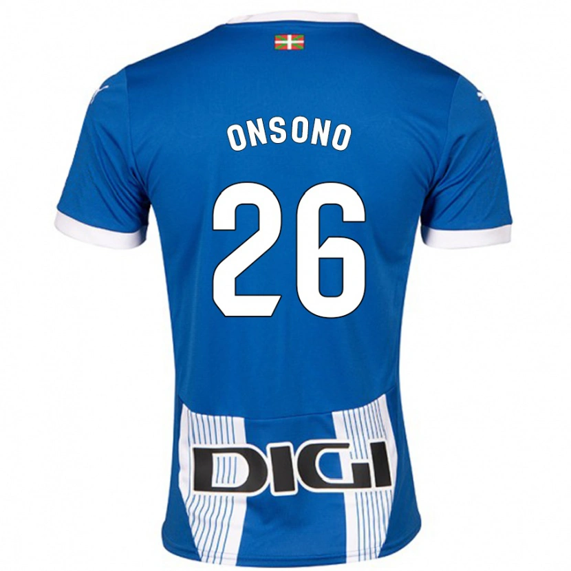 Danxen Børn Lorea Onsoño #26 Blå Hjemmebane Spillertrøjer 2024/25 Trøje T-Shirt