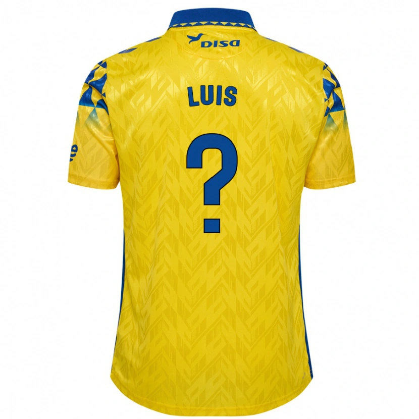 Danxen Børn Ryan Luis #0 Gul Blå Hjemmebane Spillertrøjer 2024/25 Trøje T-Shirt