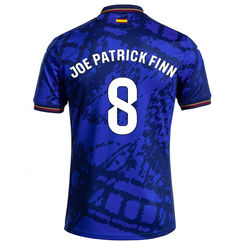 Danxen Børn John Joe Patrick Finn #8 Mørkere Blå Hjemmebane Spillertrøjer 2024/25 Trøje T-Shirt