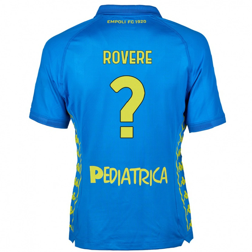 Danxen Børn Alessandro Rovere #0 Blå Hjemmebane Spillertrøjer 2024/25 Trøje T-Shirt