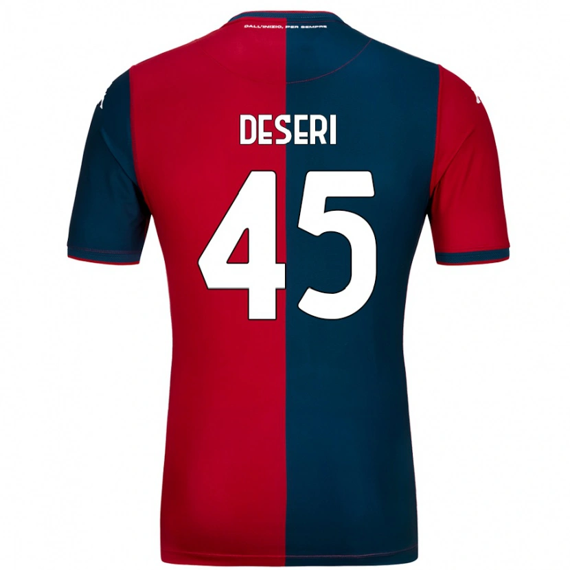 Danxen Børn Gracien Deseri #45 Rød Mørkeblå Hjemmebane Spillertrøjer 2024/25 Trøje T-Shirt
