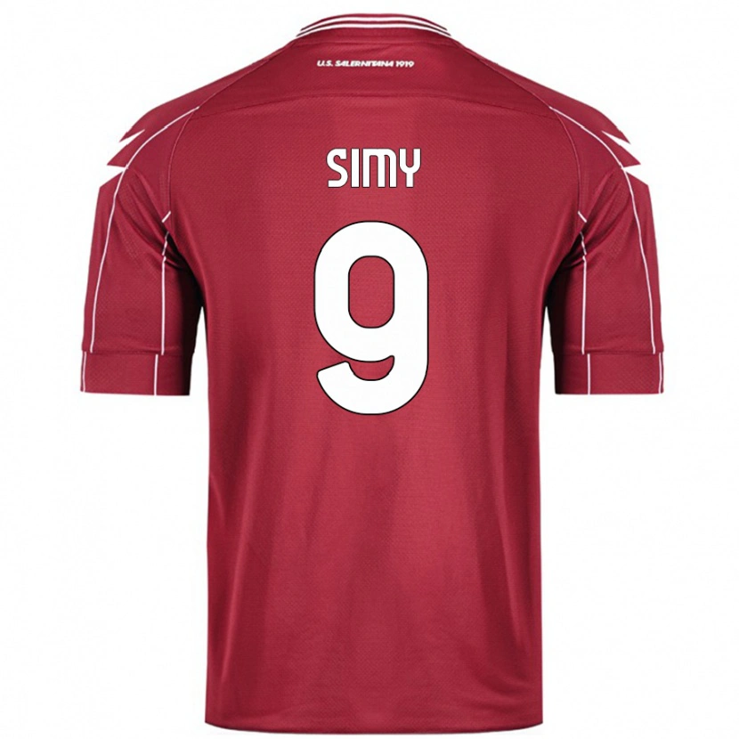 Danxen Børn Simy #9 Bourgogne Hjemmebane Spillertrøjer 2024/25 Trøje T-Shirt