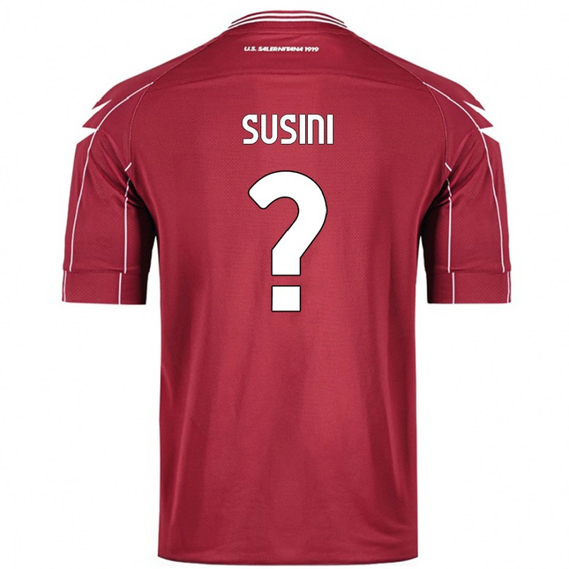 Danxen Børn Antonio Susini #0 Bourgogne Hjemmebane Spillertrøjer 2024/25 Trøje T-Shirt