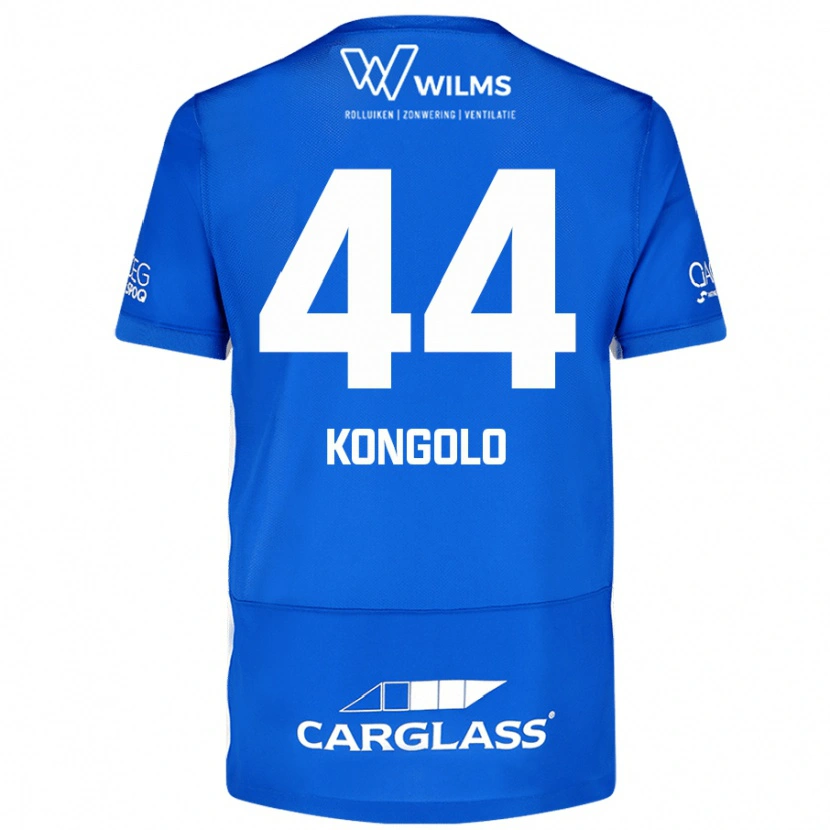 Danxen Børn Josue Kongolo #44 Blå Hjemmebane Spillertrøjer 2024/25 Trøje T-Shirt