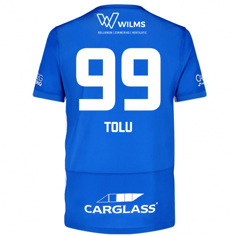 Danxen Børn Tolu Arokodare #99 Blå Hjemmebane Spillertrøjer 2024/25 Trøje T-Shirt