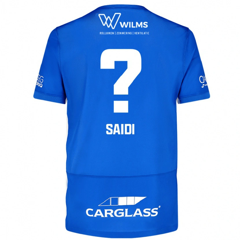 Danxen Børn Assil Saidi #0 Blå Hjemmebane Spillertrøjer 2024/25 Trøje T-Shirt