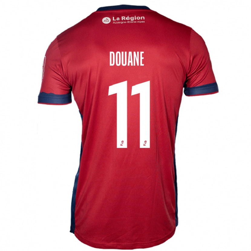 Danxen Børn Maïdine Douane #11 Lys Bordeaux Hjemmebane Spillertrøjer 2024/25 Trøje T-Shirt