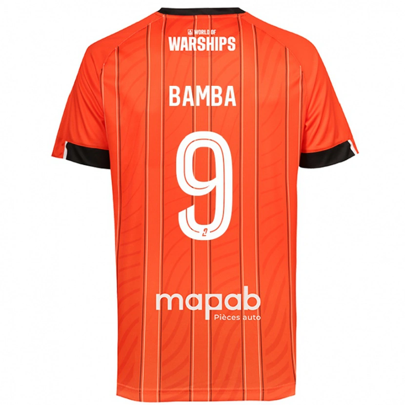 Danxen Børn Mohamed Bamba #9 Orange Hjemmebane Spillertrøjer 2024/25 Trøje T-Shirt