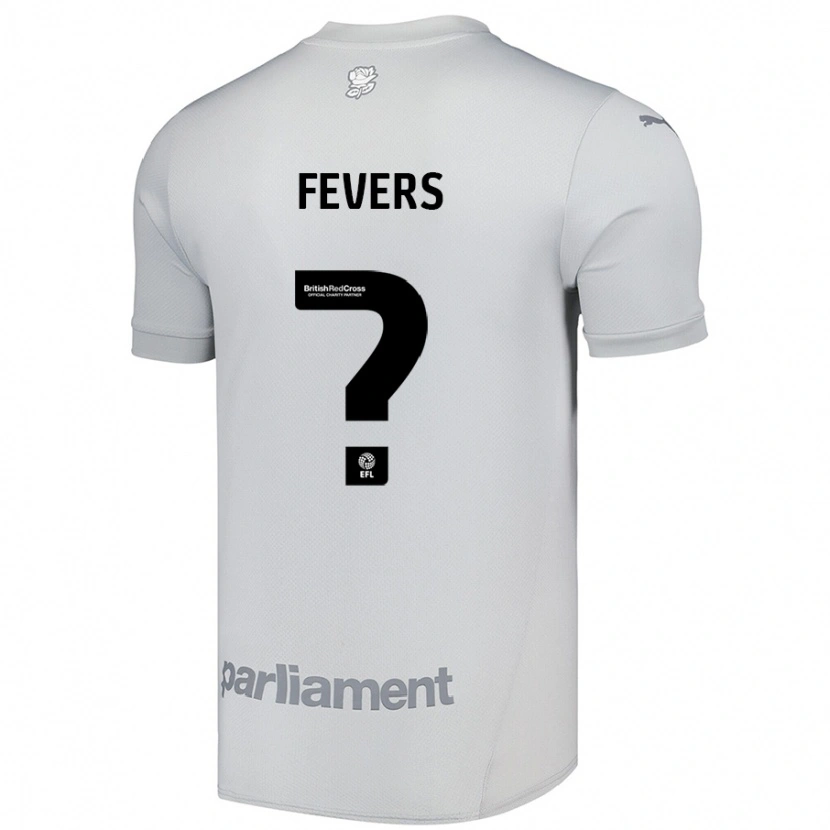 Danxen Børn Becky Fevers #0 Sølvgrå Udebane Spillertrøjer 2024/25 Trøje T-Shirt