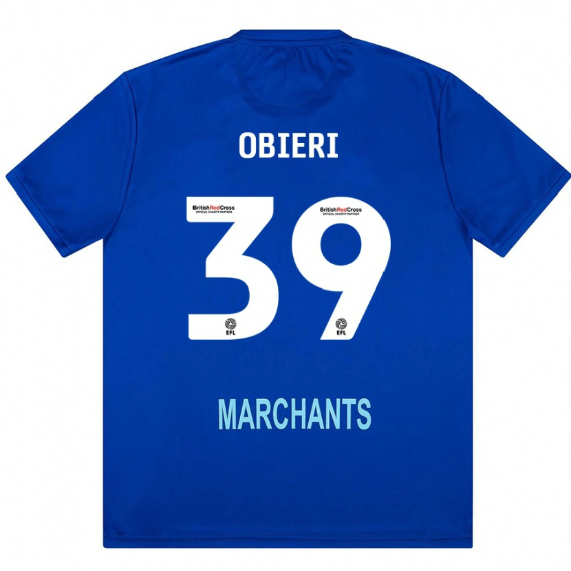 Danxen Børn Sopuruchukwu Obieri #39 Grøn Udebane Spillertrøjer 2024/25 Trøje T-Shirt