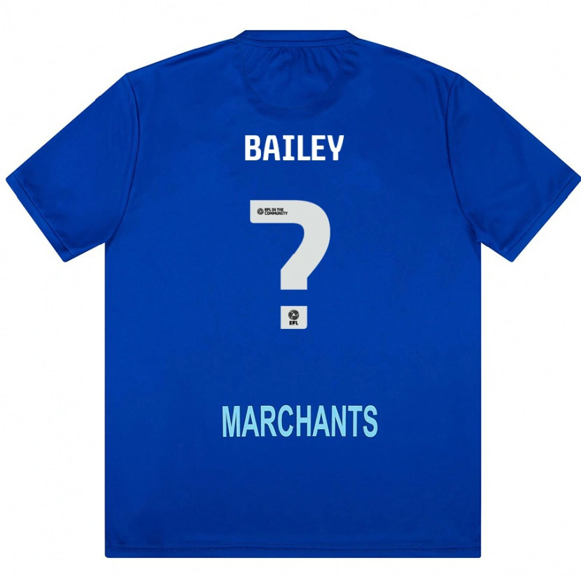 Danxen Børn Ieuan Bailey #0 Grøn Udebane Spillertrøjer 2024/25 Trøje T-Shirt