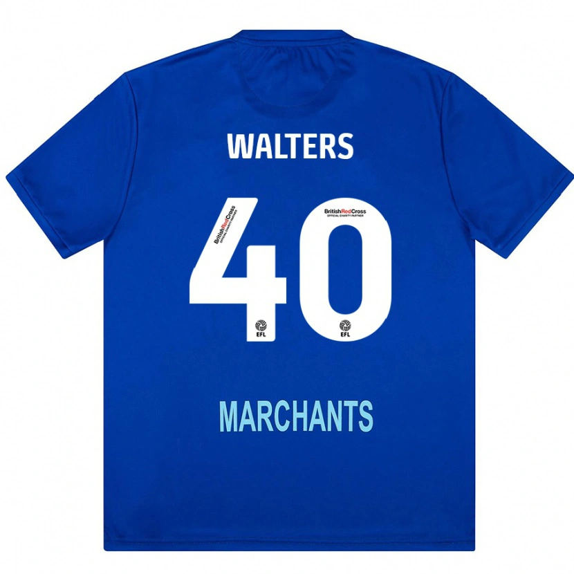 Danxen Børn Cameron Walters #40 Grøn Udebane Spillertrøjer 2024/25 Trøje T-Shirt