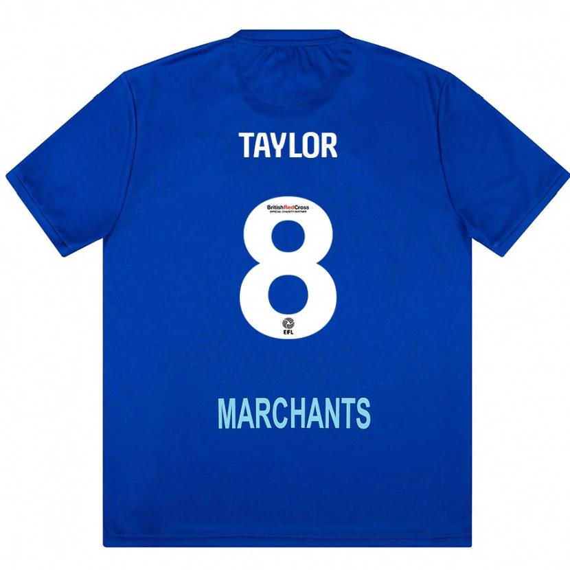 Danxen Børn Charlie Taylor #8 Grøn Udebane Spillertrøjer 2024/25 Trøje T-Shirt