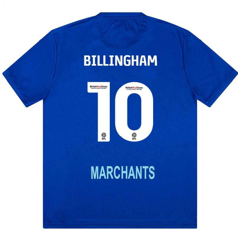Danxen Børn Lily Billingham #10 Grøn Udebane Spillertrøjer 2024/25 Trøje T-Shirt