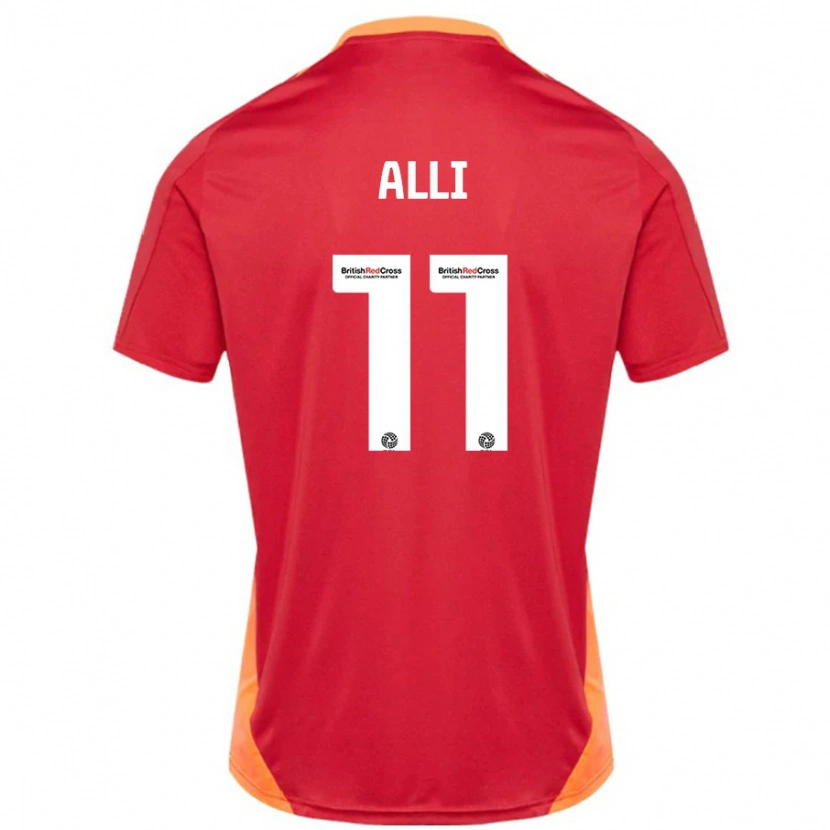 Danxen Børn Millenic Alli #11 Blå Off White Udebane Spillertrøjer 2024/25 Trøje T-Shirt