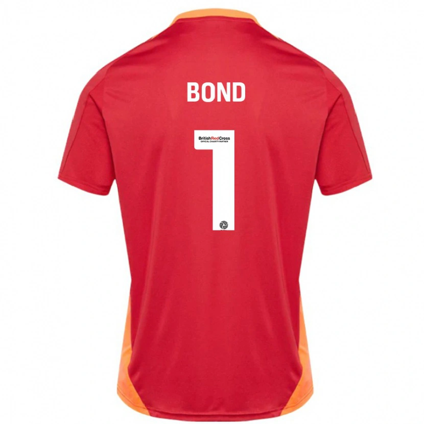 Danxen Børn Abbi Bond #1 Blå Off White Udebane Spillertrøjer 2024/25 Trøje T-Shirt