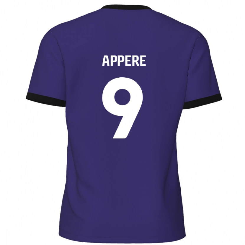 Danxen Børn Louis Appéré #9 Lilla Udebane Spillertrøjer 2024/25 Trøje T-Shirt