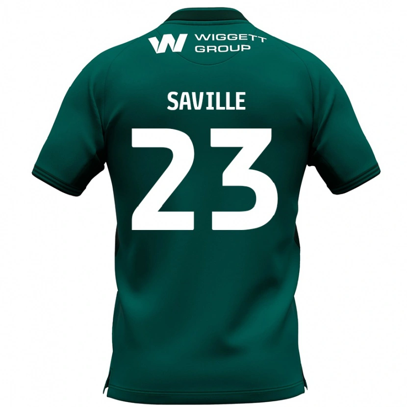 Danxen Børn George Saville #23 Grøn Udebane Spillertrøjer 2024/25 Trøje T-Shirt