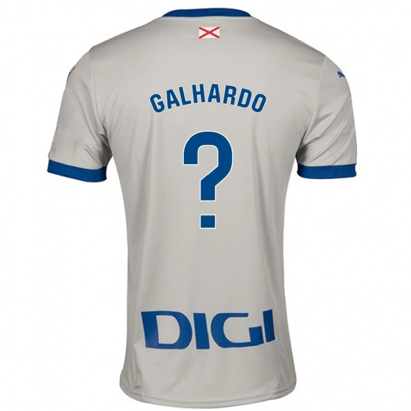 Danxen Børn Tiago Galhardo #0 Lysegrå Udebane Spillertrøjer 2024/25 Trøje T-Shirt