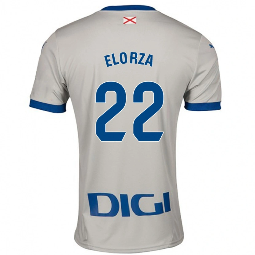 Danxen Børn Sheila Elorza #22 Lysegrå Udebane Spillertrøjer 2024/25 Trøje T-Shirt