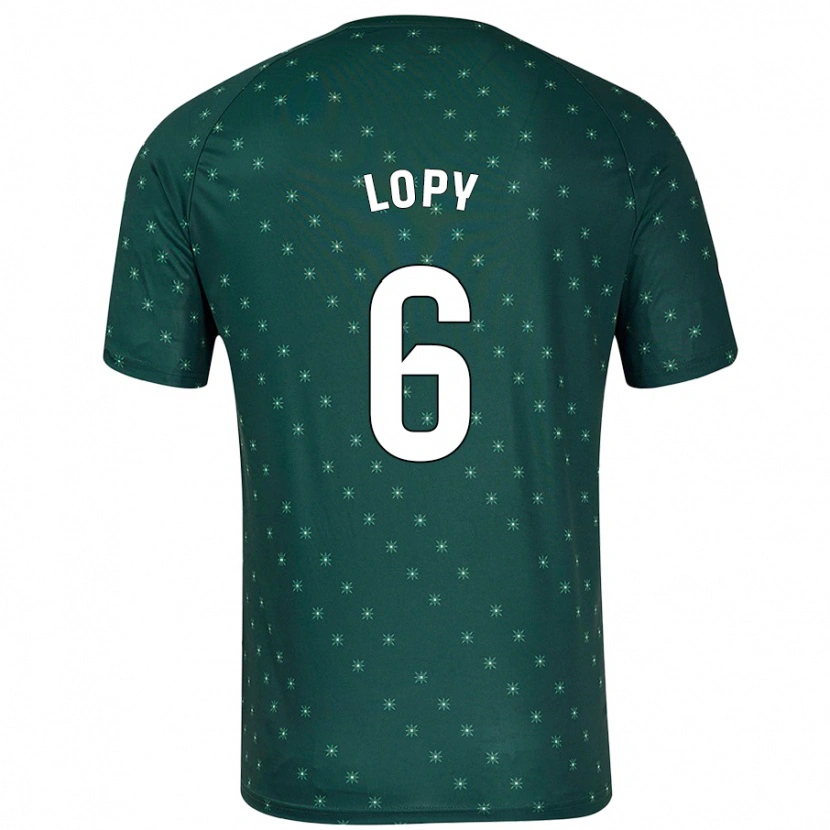 Danxen Børn Dion Lopy #6 Mørkegrøn Udebane Spillertrøjer 2024/25 Trøje T-Shirt