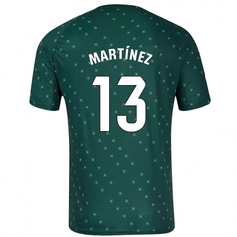 Danxen Børn Fernando Martínez #13 Mørkegrøn Udebane Spillertrøjer 2024/25 Trøje T-Shirt