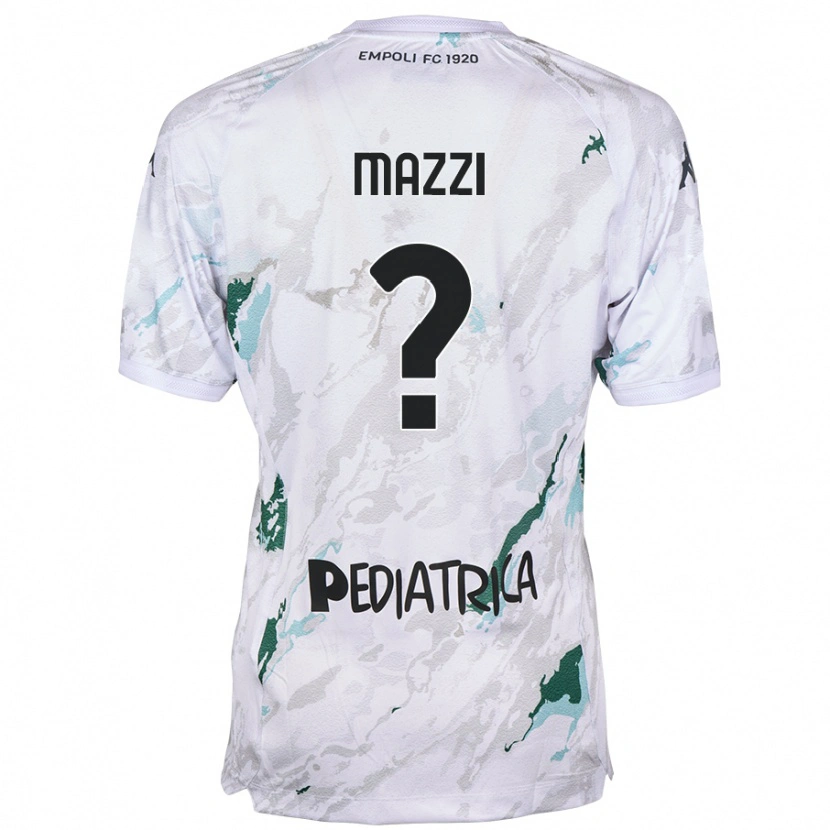 Danxen Børn Nicola Mazzi #0 Grå Udebane Spillertrøjer 2024/25 Trøje T-Shirt