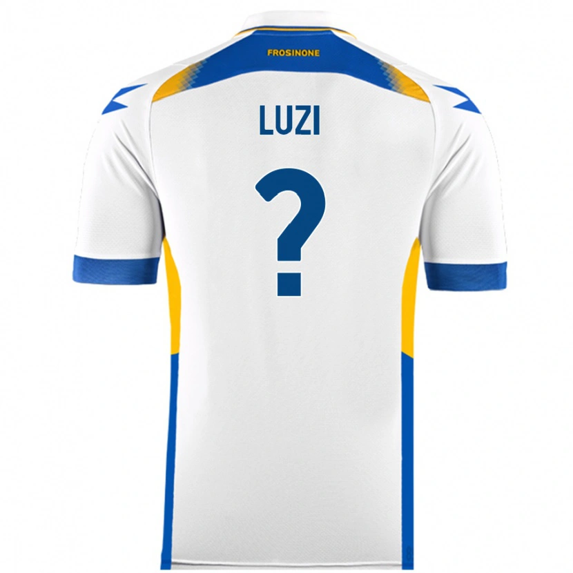 Danxen Børn Daniel Luzi #0 Hvid Udebane Spillertrøjer 2024/25 Trøje T-Shirt