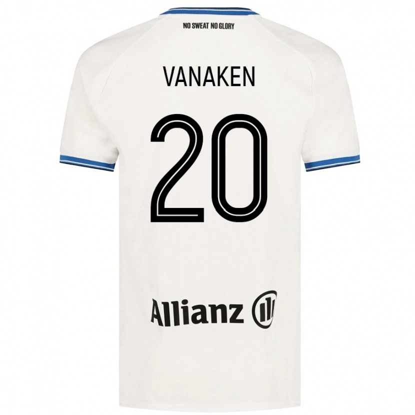 Danxen Børn Hans Vanaken #20 Hvid Udebane Spillertrøjer 2024/25 Trøje T-Shirt