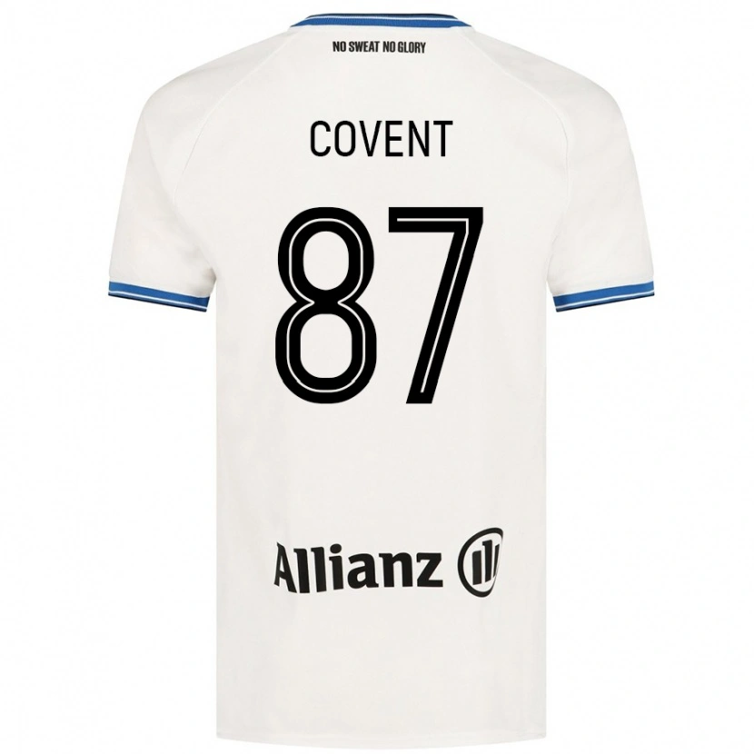 Danxen Børn Jorijn Covent #87 Hvid Udebane Spillertrøjer 2024/25 Trøje T-Shirt