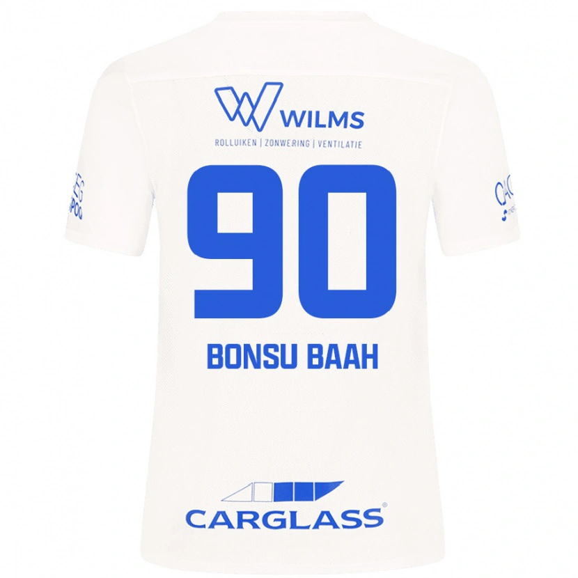 Danxen Børn Christopher Bonsu Baah #90 Hvid Udebane Spillertrøjer 2024/25 Trøje T-Shirt