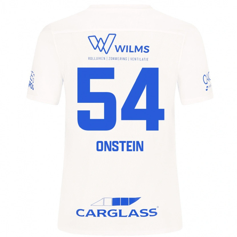 Danxen Børn Juwensley Onstein #54 Hvid Udebane Spillertrøjer 2024/25 Trøje T-Shirt