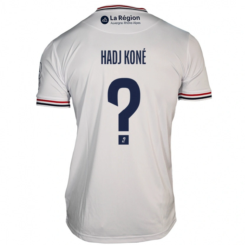 Danxen Børn El Hadj Koné #0 Hvid Udebane Spillertrøjer 2024/25 Trøje T-Shirt