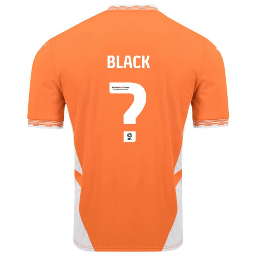 Danxen Mænd Olivia Black #0 Orange Hvid Hjemmebane Spillertrøjer 2024/25 Trøje T-Shirt