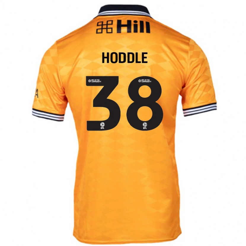 Danxen Mænd George Hoddle #38 Orange Hjemmebane Spillertrøjer 2024/25 Trøje T-Shirt