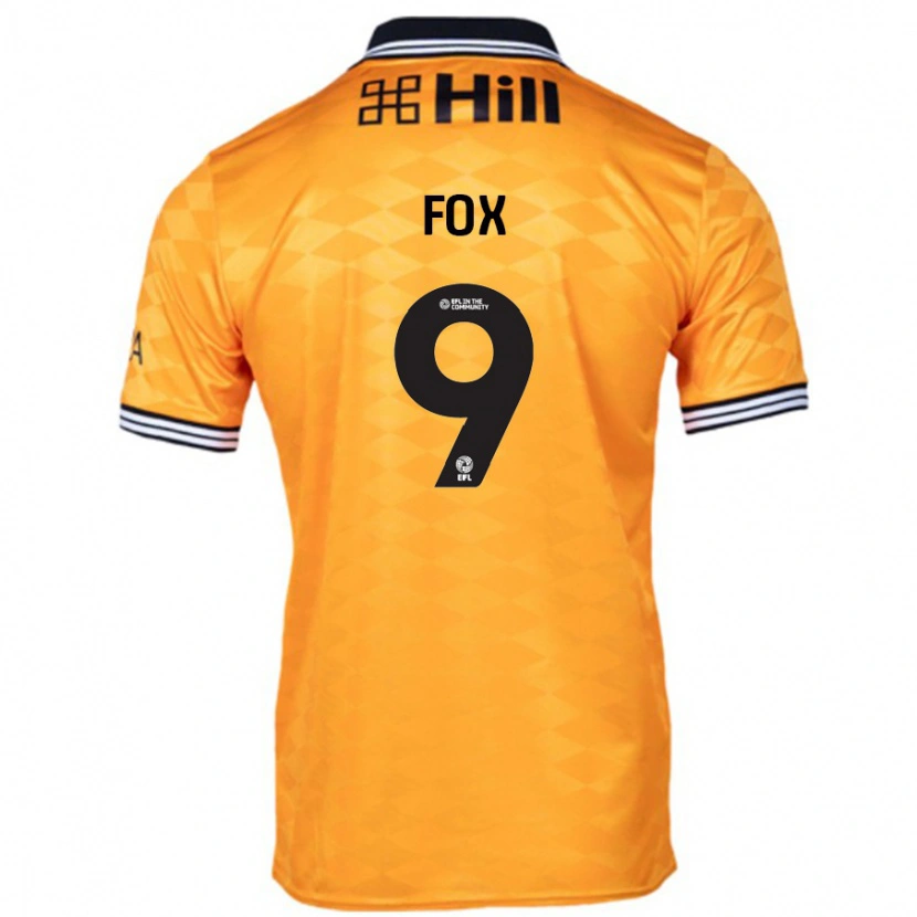 Danxen Mænd Ruth Fox #9 Orange Hjemmebane Spillertrøjer 2024/25 Trøje T-Shirt