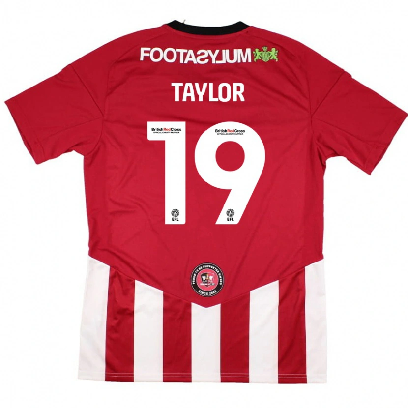 Danxen Mænd Mollie Taylor #19 Rød Hvid Hjemmebane Spillertrøjer 2024/25 Trøje T-Shirt