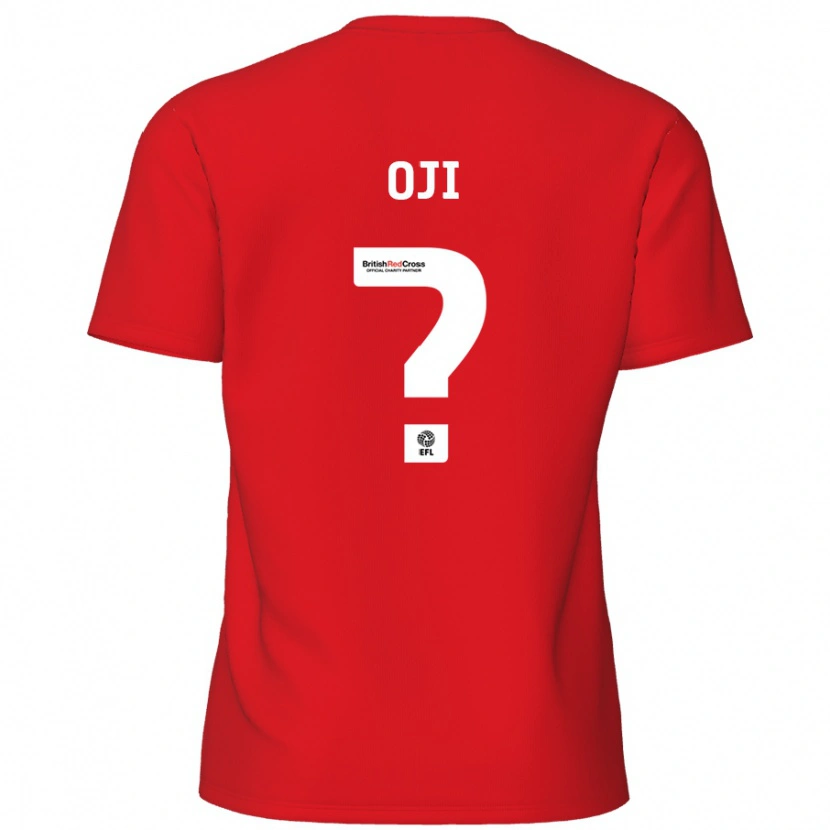 Danxen Mænd Uko Oji #0 Rød Hjemmebane Spillertrøjer 2024/25 Trøje T-Shirt