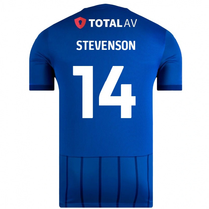 Danxen Mænd Ben Stevenson #14 Blå Hjemmebane Spillertrøjer 2024/25 Trøje T-Shirt
