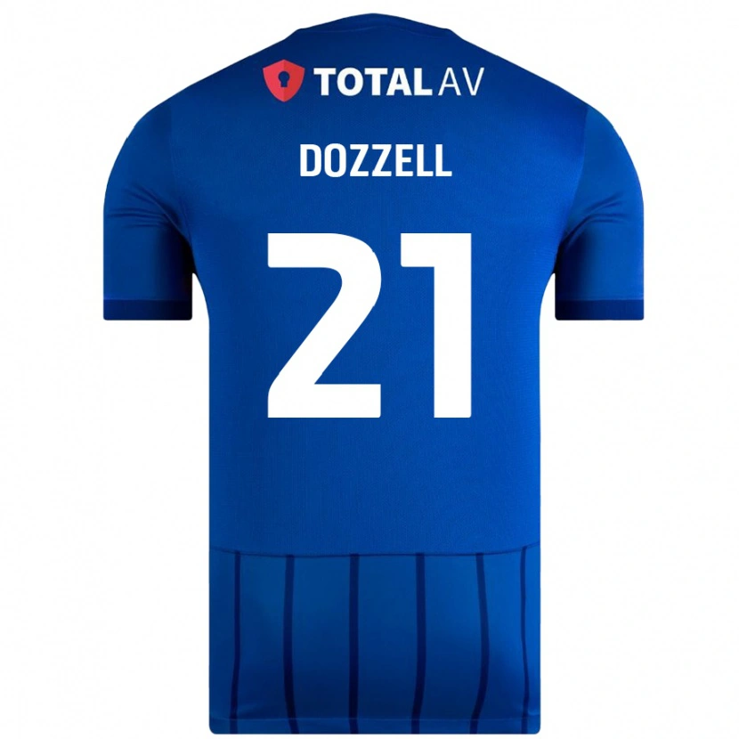 Danxen Mænd Andre Dozzell #21 Blå Hjemmebane Spillertrøjer 2024/25 Trøje T-Shirt