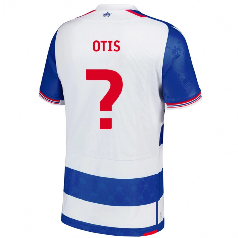 Danxen Mænd Lewis Otis #0 Blå Hvid Hjemmebane Spillertrøjer 2024/25 Trøje T-Shirt