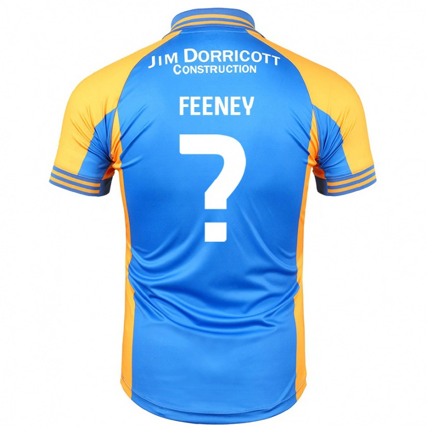 Danxen Mænd Josh Feeney #0 Blå Rav Hjemmebane Spillertrøjer 2024/25 Trøje T-Shirt