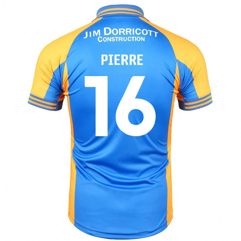 Danxen Mænd Aaron Pierre #16 Blå Rav Hjemmebane Spillertrøjer 2024/25 Trøje T-Shirt