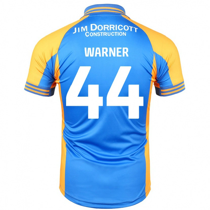 Danxen Mænd James Warner #44 Blå Rav Hjemmebane Spillertrøjer 2024/25 Trøje T-Shirt