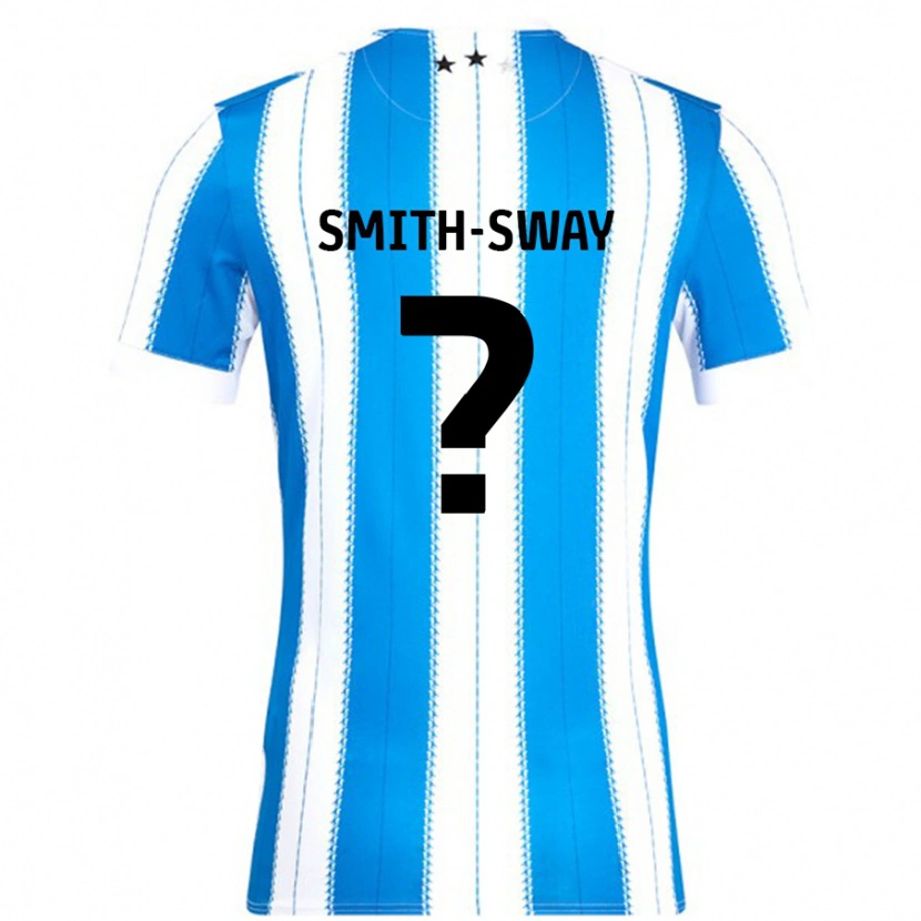 Danxen Mænd Jay Smith-Sway #0 Blå Hvid Hjemmebane Spillertrøjer 2024/25 Trøje T-Shirt