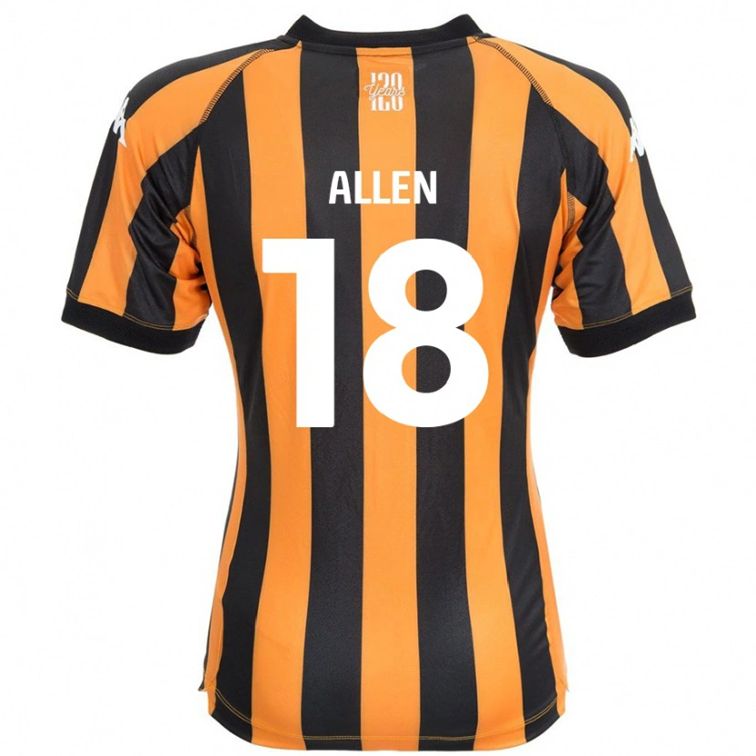 Danxen Mænd Aaliyah Allen #18 Sort Rav Hjemmebane Spillertrøjer 2024/25 Trøje T-Shirt